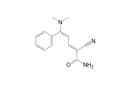 (E,E)-2-cyano-5-(dimethylamino)-5-phenylpenta-2,4-dienamide