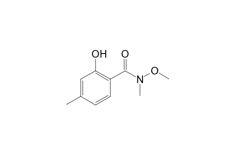 2-Hydroxy-N-methoxy-N,4-dimethylbenzamide