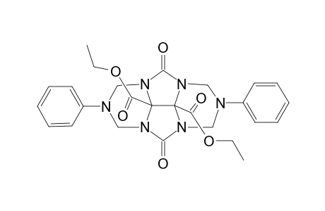 4,8-bis(Ethoxycarbonyl)-1,3 : 5,7-bis[(phenylamino)dimethyl]-Glycoluryl