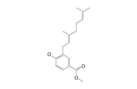 Methyl 3-geranyl-4-hydroxybenzoate