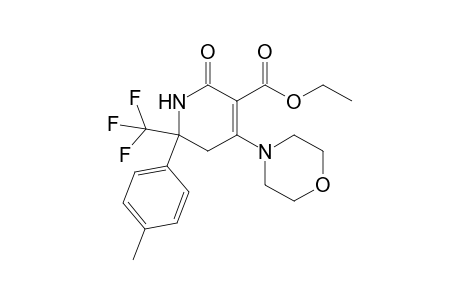 2-(4-Methylphenyl)-4-(4-morpholinyl)-6-oxo-2-(trifluoromethyl)-1,3-dihydropyridine-5-carboxylic acid ethyl ester