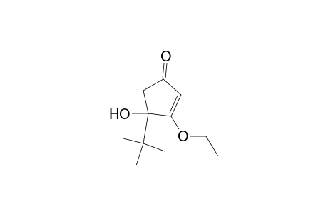 4-tert-Butyl-3-ethoxy-4-hydroxy-1-cyclopent-2-enone