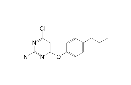 4-Chloro-6-(4-propylphenoxy)-2-pyrimidinylamine