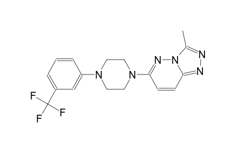[1,2,4]triazolo[4,3-b]pyridazine, 3-methyl-6-[4-[3-(trifluoromethyl)phenyl]-1-piperazinyl]-