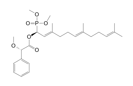 (1-S,2-E,6-E)-1-(DIMETHOXYPHOSPHINYL)-3,7,11-TRIMETHYL-2,6,10-DODECATIENYL-(S)-METHOXYPHENYLACETATE