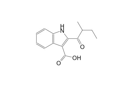 2-(2-methylbutanoyl)-1H-indole-3-carboxylic acid