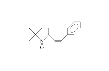 5,5-Dimethyl-2-(B-styryl)-1-pyrroline 1-oxide
