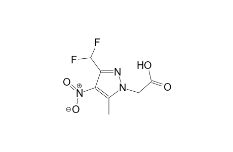 1H-pyrazole-1-acetic acid, 3-(difluoromethyl)-5-methyl-4-nitro-
