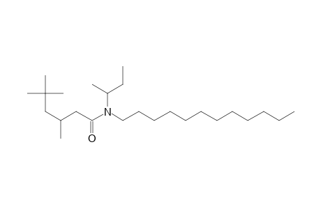 Hexanamide, 3,5,5-trimethyl-N-(2-butyl)-N-dodecyl-