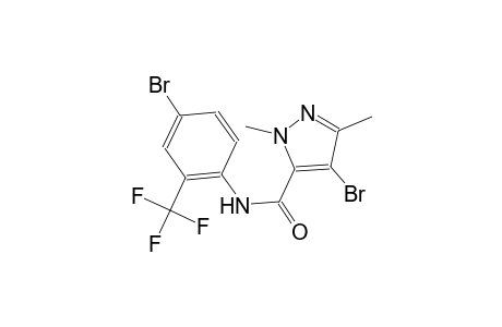 4-bromo-N-[4-bromo-2-(trifluoromethyl)phenyl]-1,3-dimethyl-1H-pyrazole-5-carboxamide