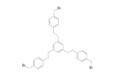 1,3,5-Tris[4-(bromomethyl)phenyl-1,2-ethanediyl]benzene