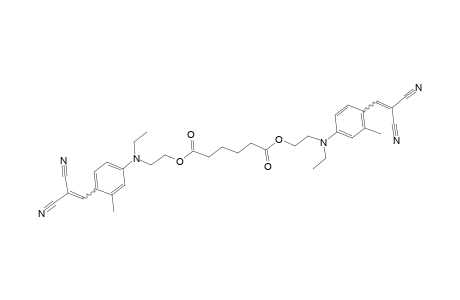 Hexanedioic acid, bis[2-[[4-(2,2-dicyanoethenyl)-3-methylphenyl]ethylamino]ethyl] ester