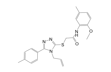 2-{[4-allyl-5-(4-methylphenyl)-4H-1,2,4-triazol-3-yl]sulfanyl}-N-(2-methoxy-5-methylphenyl)acetamide