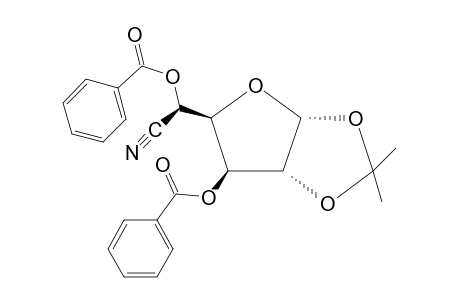 (-)-1,2-O-isopropylidene-a-D-glucofuranurononitrile, dibenzoate