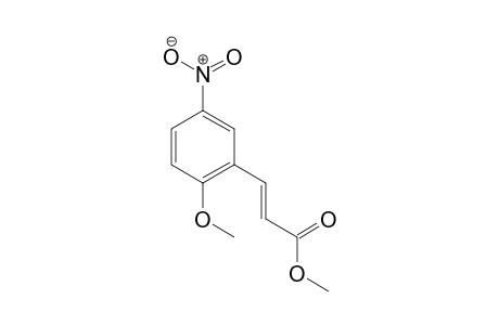 2-Propenoic acid, 3-(2-methoxy-5-nitrophenyl)-, methyl ester