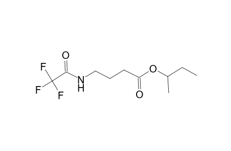 Butanoic acid, 4-[(trifluoroacetyl)amino]-, 1-methylpropyl ester, (S)-