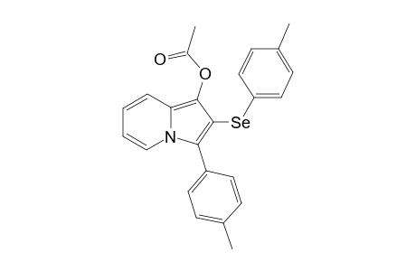 3-(p-tolyl)-2-(p-tolylselanyl)indolizin-1-yl acetate