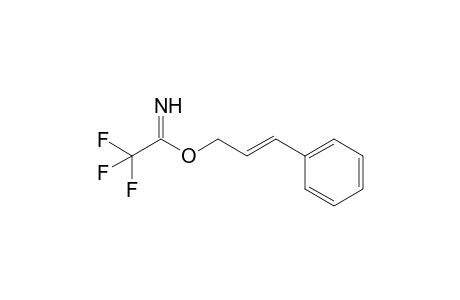 (E)-1-(2,2,2-Trifluoroacetimidoyloxy)-3-phenylprop-2-ene