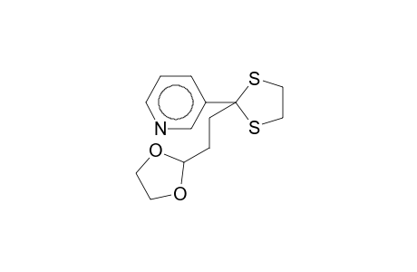 3-(3-[1,3]Dioxolan-2-yl-1-[1,3]dithiolan-2-yl-propyl)-pyridine