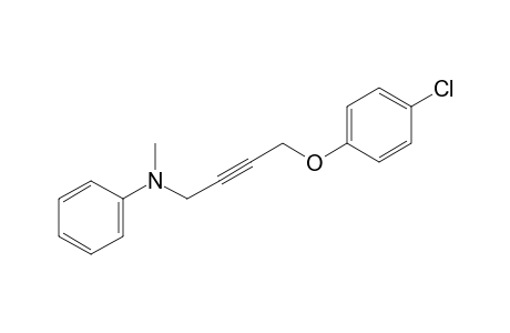 1-(p-chlorophenoxy)-4-(N-methylanilino)-2-butyne