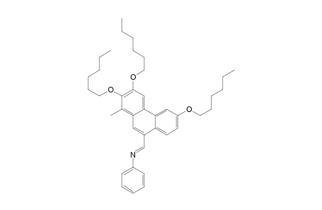 N-{ [ E-2,3,6-tris( Hexyloxy)-1-methyl-9-phenanthrenyl]methylene} aniline