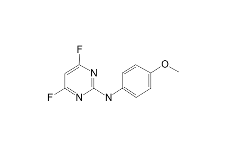 4,6-Difluoro-2-(4-methoxyphenylamino)pyrimidine