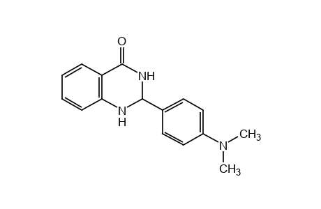 2,3-dihydro-2-[p-(dimethylamino)phenyl]-4(1H)-quinazolinone