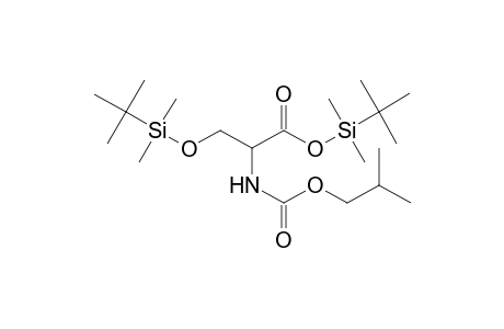 (t-butyl)dimethylsilyl N-isobutyloxycarbonyl]-O-[(t-butyl)dimethylsilyl]-2-amino-3-hydroxypropanoate