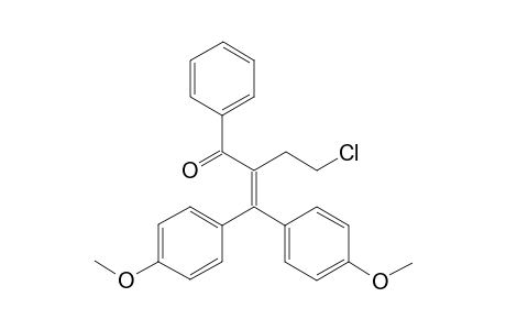 2-(bis(4-methoxyphenyl)methylene)-4-chloro-1-phenylbutan-1-one