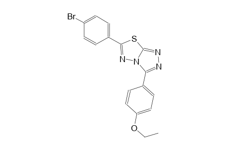 6-(4-bromophenyl)-3-(4-ethoxyphenyl)[1,2,4]triazolo[3,4-b][1,3,4]thiadiazole