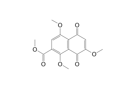 6-Carbomethoxy-3,5,8-trimethoxy-1,4-naphthoquinone