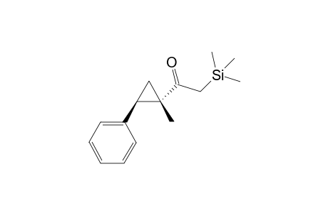 (1S*,2R*)-Trimethylsilylmethyl(1-methyl-2-phenylcycloprop-1-yl)ketone