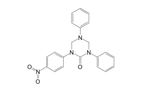 1-(4-nitrophenyl)-3,5-diphenyl-1,3,5-triazinan-2-one