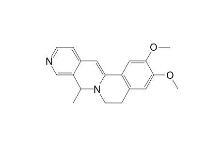 6H-Isoquino[2,1-b][2,7]naphthyridine, 5,8-dihydro-2,3-dimethoxy-8-methyl-, (.+-.)-