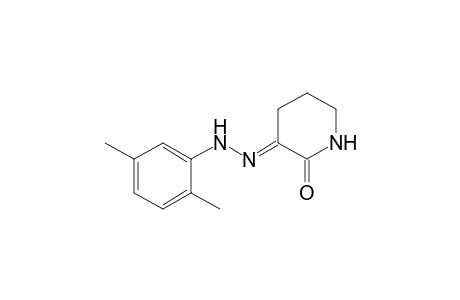 (3E)-3-[(2,5-dimethylphenyl)hydrazinylidene]-2-piperidinone
