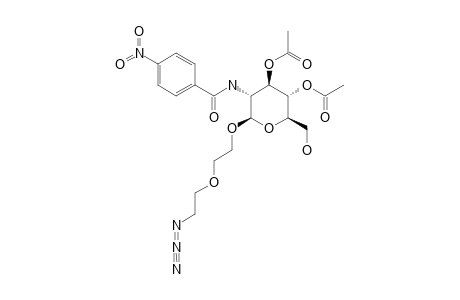 1-AZIDO-3-OXOPENTYL-2-(4-NITROBENZOYL)-AMIDO-3,4-DI-O-ACETYL-2-DEOXY-BETA-D-GLUCOPYRANOSIDE