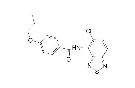 N-(5-chloro-2,1,3-benzothiadiazol-4-yl)-4-propoxybenzamide