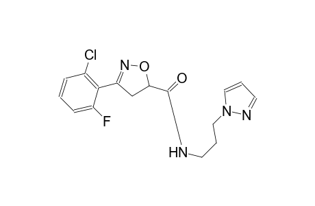 5-isoxazolecarboxamide, 3-(2-chloro-6-fluorophenyl)-4,5-dihydro-N-[3-(1H-pyrazol-1-yl)propyl]-