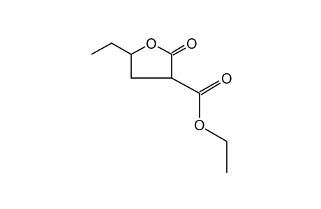 5-ethyl-2-oxotetrahydro-3-furoic acid, ethyl ester