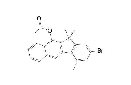 2-bromo-4,11,11-trimethyl-11H-benzo[b]fluoren-10-yl acetate