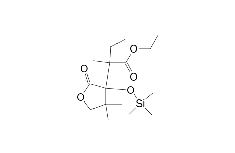 Ethyl 2-(4,4-dimethyl-2-oxo-3-trimethylsilyloxy-tetrahydrofuran-3-yl)-2-methylbutyrate