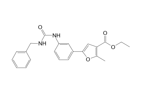2-Methyl-5-[3-[[oxo-[(phenylmethyl)amino]methyl]amino]phenyl]-3-furancarboxylic acid ethyl ester
