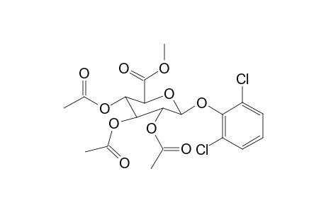 Methyl 2,3,4-Tri-O-acetyl-1-O-(2,6-dichlorophenyl)-.beta.-D-glucopyranuronate