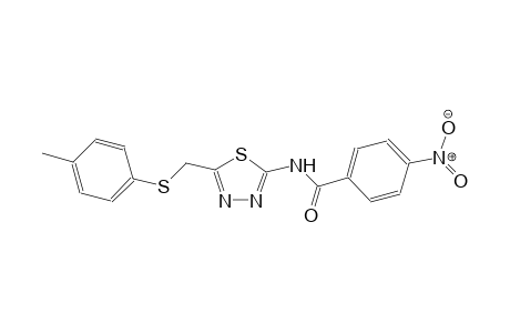 benzamide, N-[5-[[(4-methylphenyl)thio]methyl]-1,3,4-thiadiazol-2-yl]-4-nitro-