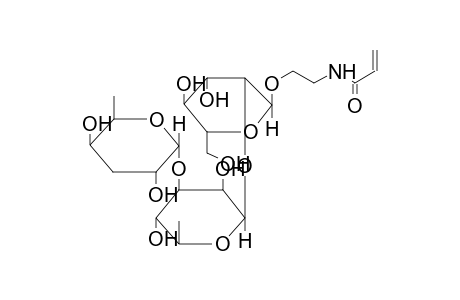 2-ACRYLAMIDOETHYL 2-O-[3-O-(3,6-DIDEOXY-ALPHA-D-XYLOHEXOPYRANOSYL)-BETA-L-RHAMNOPYRANOSYL]-ALPHA-D-MANNOPYRANOSIDE
