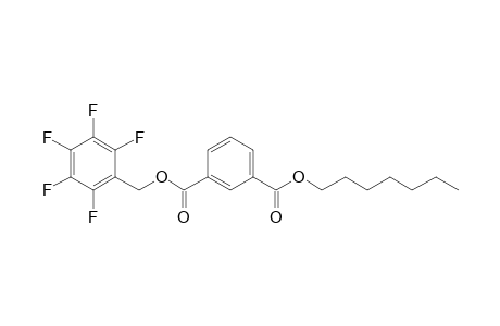 Isophthalic acid, heptyl pentafluorobenzyl ester