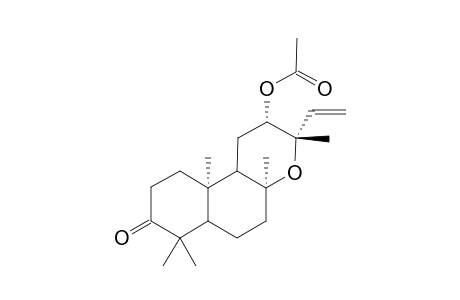 ent-12.alpha.Acetoxy-3-oxo-13-epi-manoyl oxide