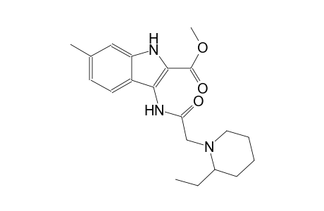 methyl 3-{[(2-ethyl-1-piperidinyl)acetyl]amino}-6-methyl-1H-indole-2-carboxylate