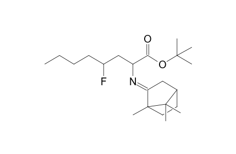 t-Butyl 4'-fluoro-2-(1",7",7"-trimethylbicyclo[2.2.1]hept-2"-ylidene)aminooctanoate