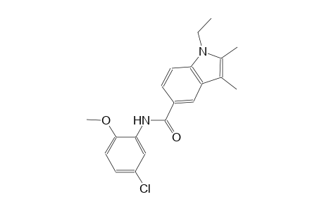 N-(5-chloro-2-methoxyphenyl)-1-ethyl-2,3-dimethyl-1H-indole-5-carboxamide